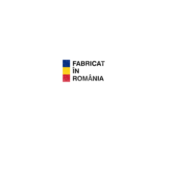 Fabricat în România model negru pe tricou