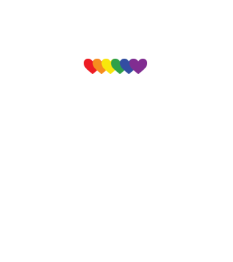 Inimi Lgbtq model negru pe tricou