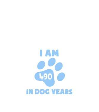 Dog Year - 490 model albastru închis pe tricou