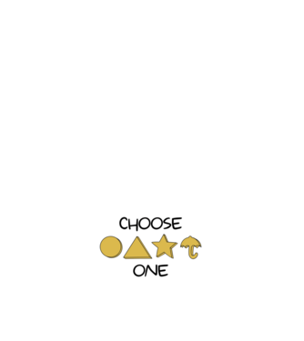 choose one squid game model alb pe tricou