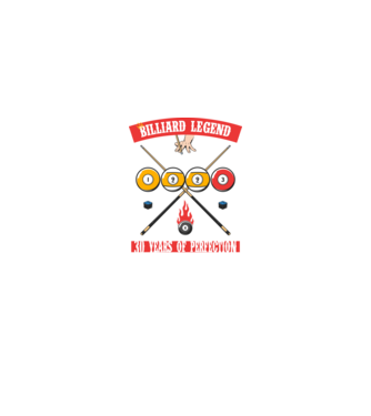 Billiard legend born in 1993 model negru pe tricou