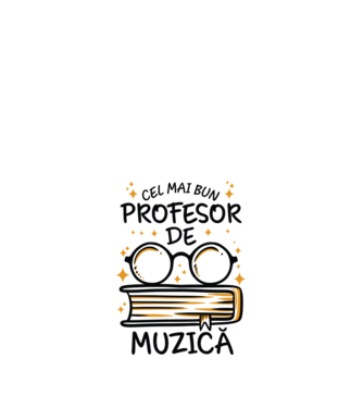 Cel mai profesor muzică model alb pe tricou