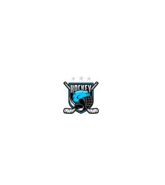 Hockey model negru pe tricou