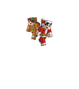Minecraft christmas ugly sweater model negru pe tricou