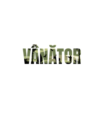 VÂNĂTOR model negru pe tricou