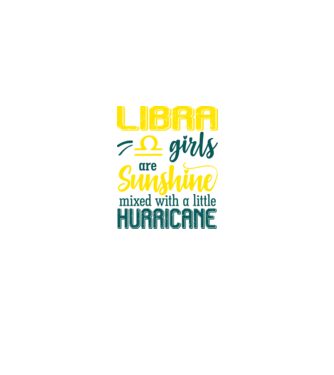 Sunshine with Hurricane LIBRA model negru pe tricou