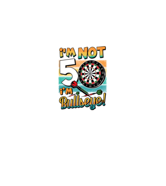 Darts Birthday 50 years old model negru pe tricou