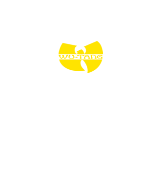 wu tang logo model negru pe tricou