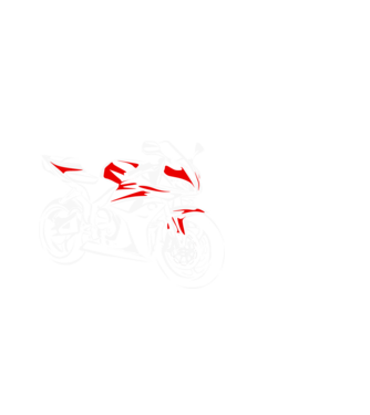 CBR600rr model alb pe tricou