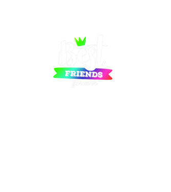 Best friends forever model albastru regal pe tricou