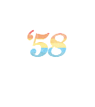 Retro Birthday 1958 model negru pe tricou