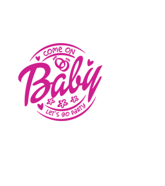 Bride Barbies Baby lets go party model albastru deschis pe tricou