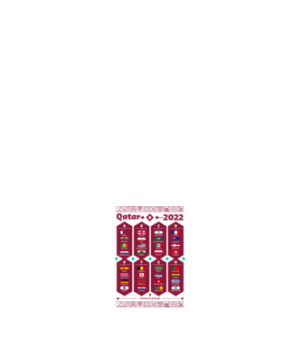 Qatar 2022 teams - groups white model negru pe tricou