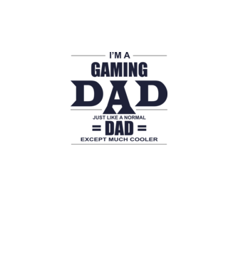 Gaming dad model galben neon pe tricou