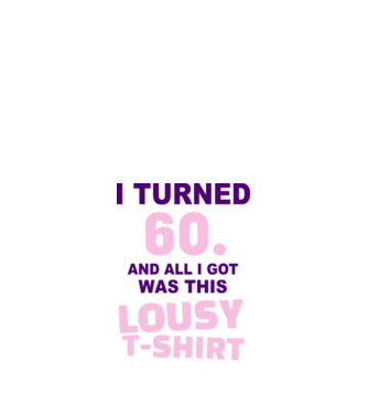 Lousy T-shirt 60 model albastru închis pe tricou