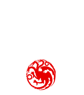 Targaryen model negru pe tricou