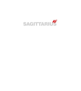 SAGITTARIUS as fuck model negru pe tricou