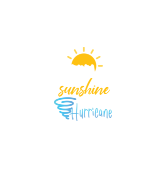 February Girls are Sunshine mixed with a little Hurricane model negru pe tricou
