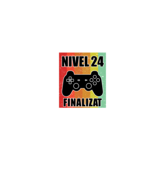 Nivel 24 finalizat model negru pe tricou
