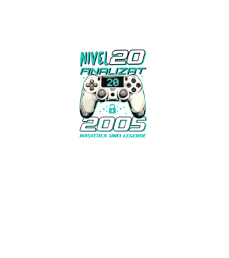 Nivel finalizat 20 2005 model negru pe tricou