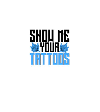 Show me your tattoos model alb pe tricou