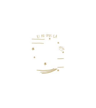 Miracol durează trei 50 de ani model nisipiu pe tricou