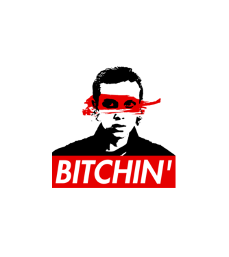 bitchin eleven model alb pe tricou