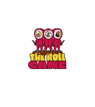 the roll game squid game model alb pe tricou