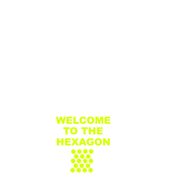 Welcome to the hexagon model negru pe tricou