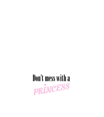 Princess model roz deschis pe tricou