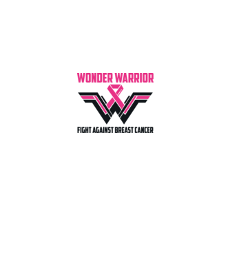 WONDER WARRIOR model alb pe tricou