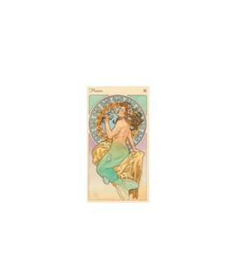 Horoscop Tarot PESTI model alb pe tricou