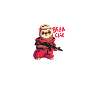 bella ciao rebel model negru pe tricou