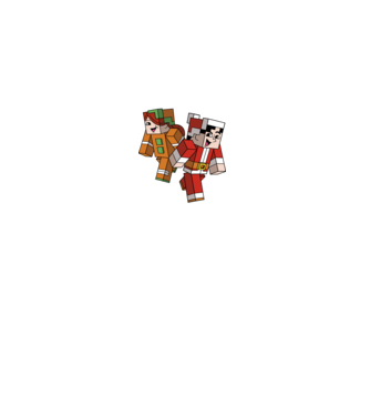 Minecraft christmas ugly sweater model negru pe tricou
