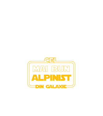 cel mai bun alpinist din galaxie model negru pe tricou