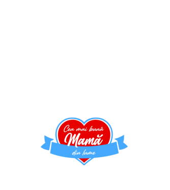 Cea mai bună mamă din lume model albastru închis pe tricou