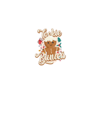 Cookie bunică model gri pe tricou