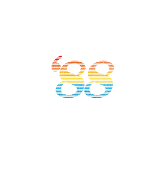 Retro Birthday 1988 model alb pe tricou