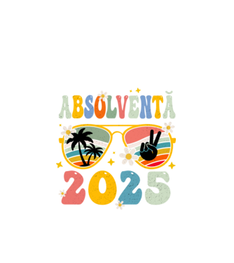 Absolventă 2025 model negru pe tricou