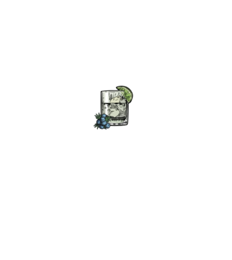 Let the fun be gin model negru pe tricou