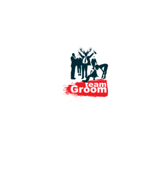 Reservoir Groom Team model alb pe tricou