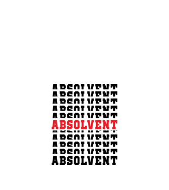 absolvent 2022 model alb pe tricou