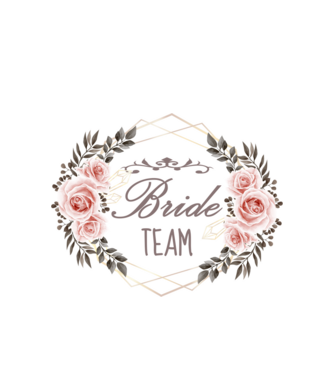 Vintage Bride team model alb pe tricou
