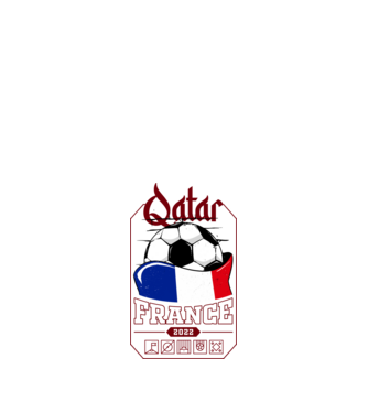 Qatar teams France model negru pe tricou