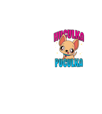 Huculka Puculka chivava model galben neon pe tricou