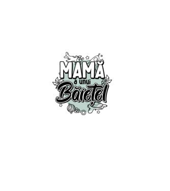 Mamă a unui băiețel model roz deschis pe tricou