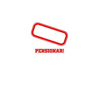Atenție! Pensionar! Știe totul și are timp să-ți demonstreze! model negru pe tricou