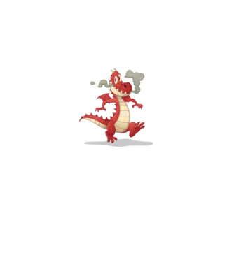 Dragon model gri pe tricou