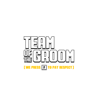 Team of the Groom model negru pe tricou