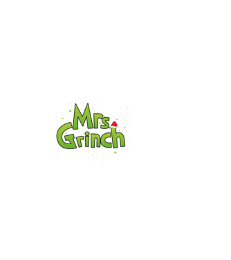 Grinch Family Mrs Grinch model negru pe tricou
